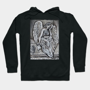 Angel Statue Memorial Spiritual Hoodie